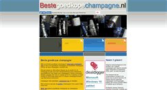 Desktop Screenshot of bestegoedkopechampagne.nl